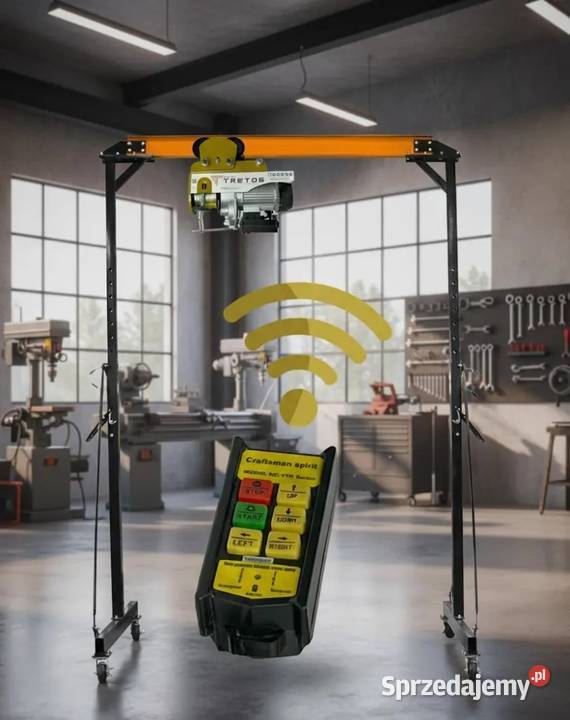 Suwnica bramowa z wciągarką bezprzewodową i Ząbkowice Śląskie