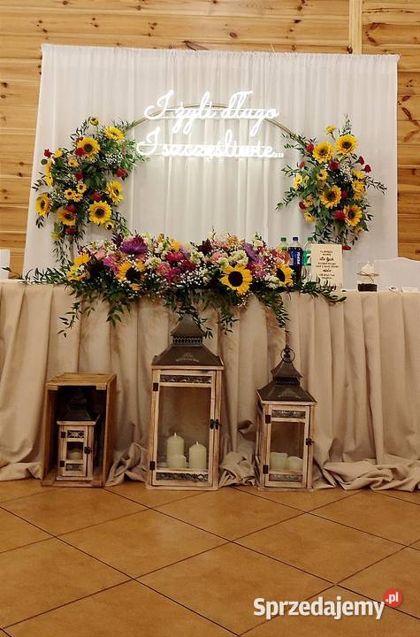 Dekoracje Ślubne Komunia Chrzest Flora Retro Zamość