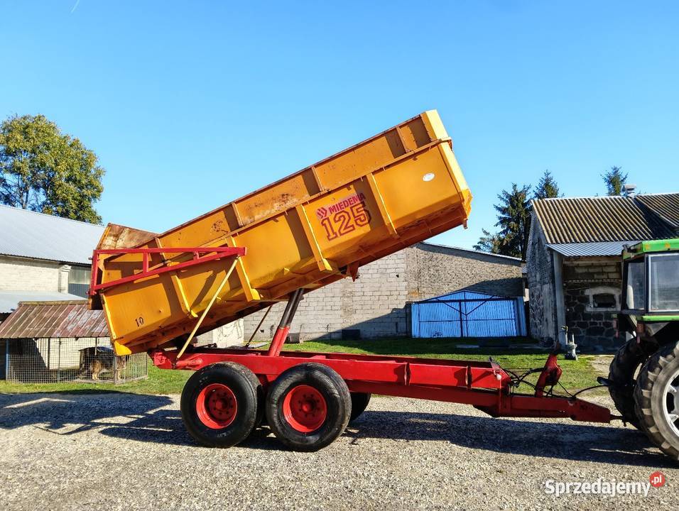 Przyczepa skorupowa 125 tony MIEDEMA Liwki Szlacheckie