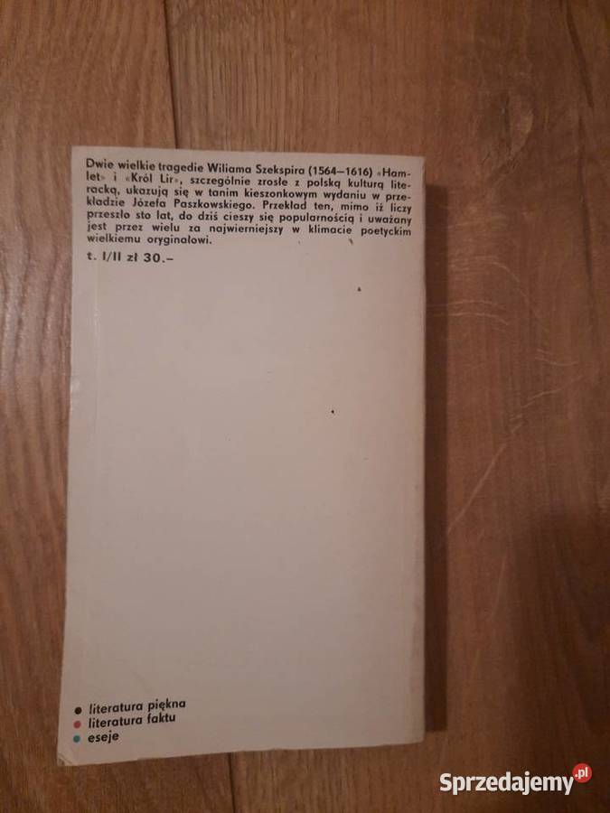 William Szekspir Tragedie miękka Serock