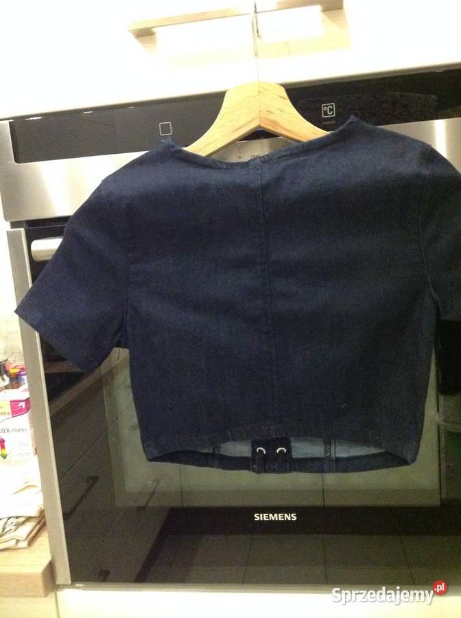 Crop Top Jeans Damski GUESS XS NOWY Nowa Sól