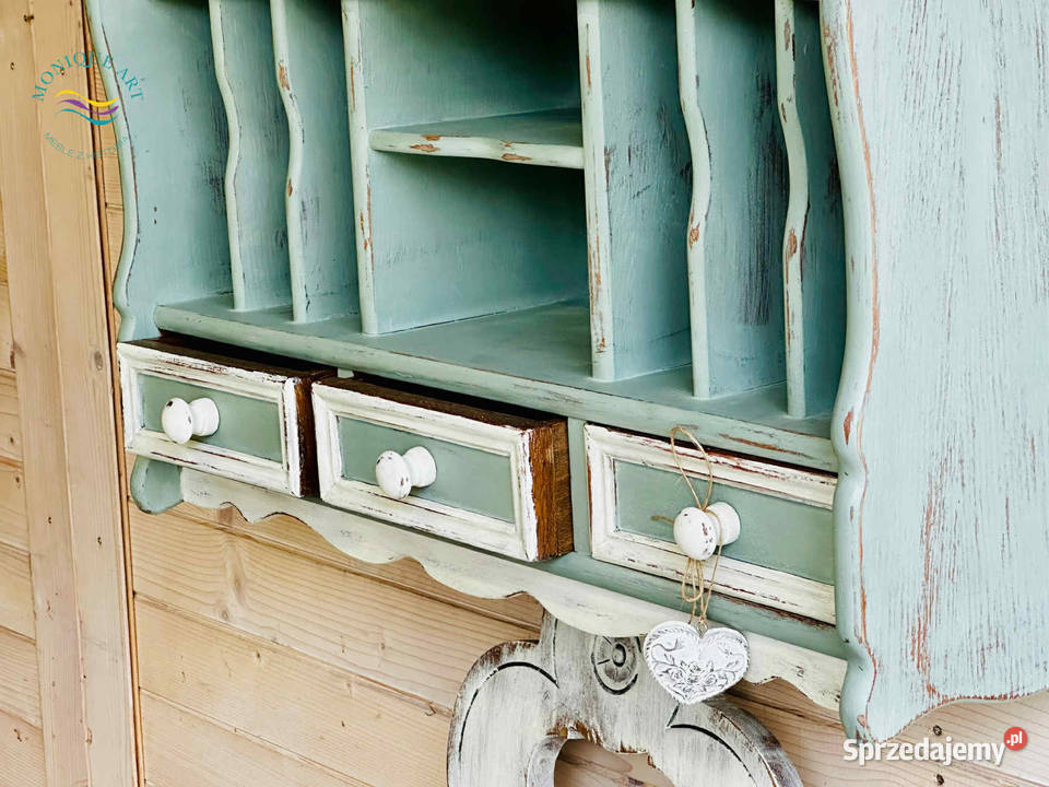 Ręcznie stylizowana półka rustykalna z Jelcz-Laskowice