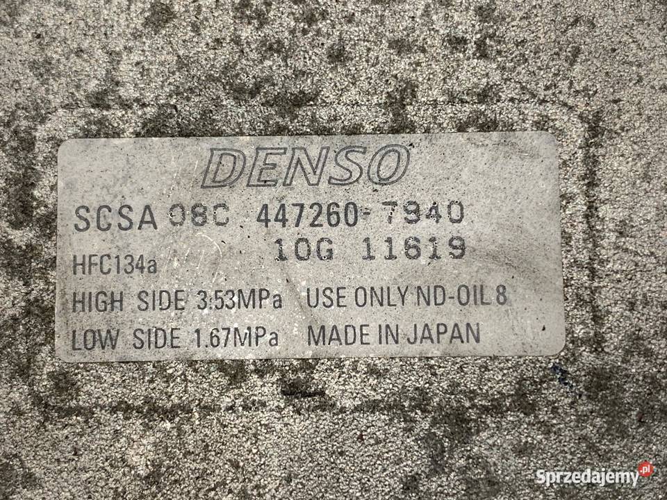 SPRĘŻARKA KLIMATYZACJI SUBARU LEGACY IV Kompresory klimatyzacji