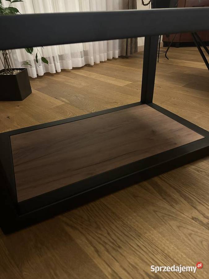 Stolik kawowy loft industrial czarny 80cm małopolskie Lasek