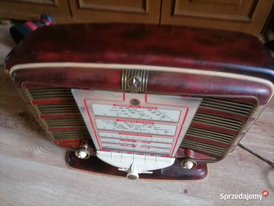 Stare Radio lampowe z lat 50 tych Rezerwacja