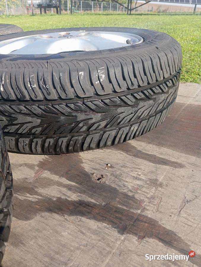 Alufelgi Opel 15 4 z oponami Wiewiec