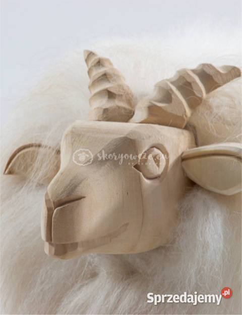 Krzesło baran dekoracyjny biały Szaflary