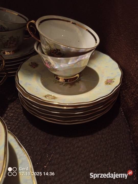 Zestaw Śniadaniowy porcelany Karolina 24 części Warszawa sprzedam