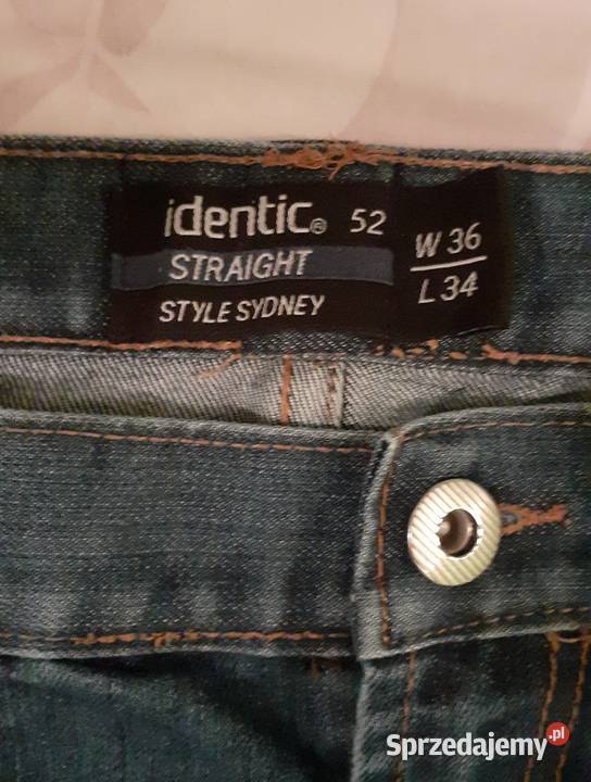 Jeansy Identic Straight Rozmiar XL Ligota