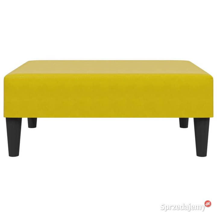 Podnóżek żółty 77x55x31 aksamit WM379561 Warszawa