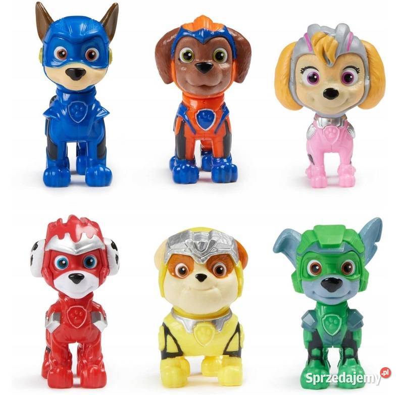 PSI PATROL MIGHTY MOVIE FILM ZESTAW 6 FIGUREK Figurki Poznań