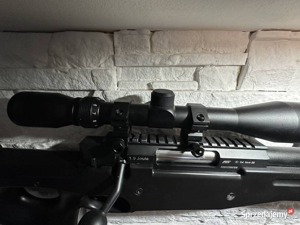 Karabin snajperski Asg z lunetą kandar 39x40 Sporty strzeleckie i myślistwo mazowieckie