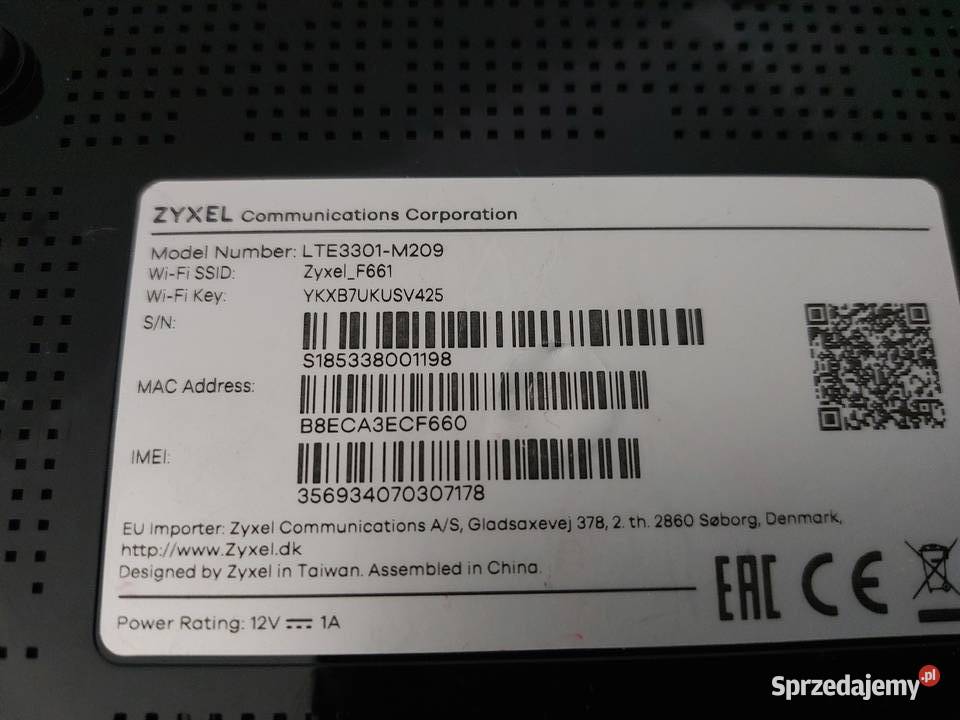 Routery Zyxel LTE 3301