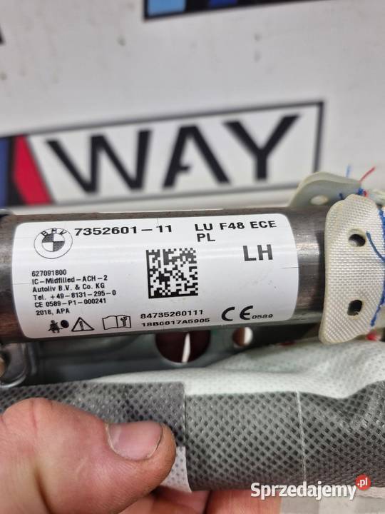 BMW X1 F48 KURTYNA POWIETRZNA PODUSZKA AIRBAG dolnośląskie