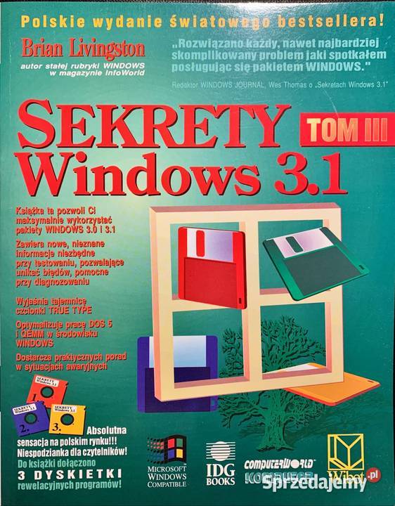 Sekrety Windows 3.1 - kpl. 3 tomy - nieużywane + MS Workgrou