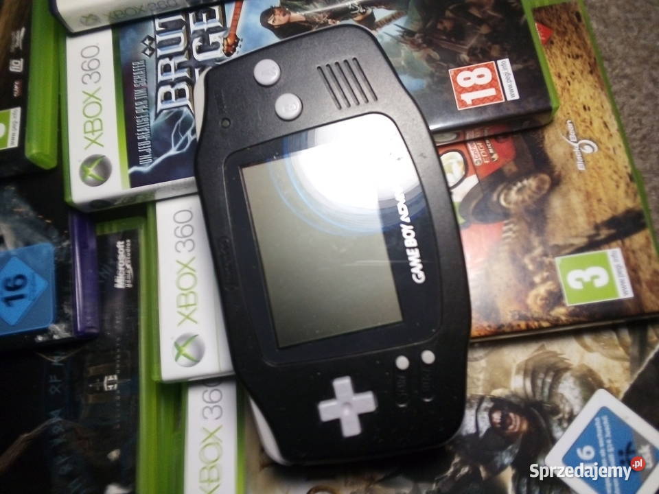 Gameboy Advance Black 5 Gier Konsole i automaty Szczecin sprzedam