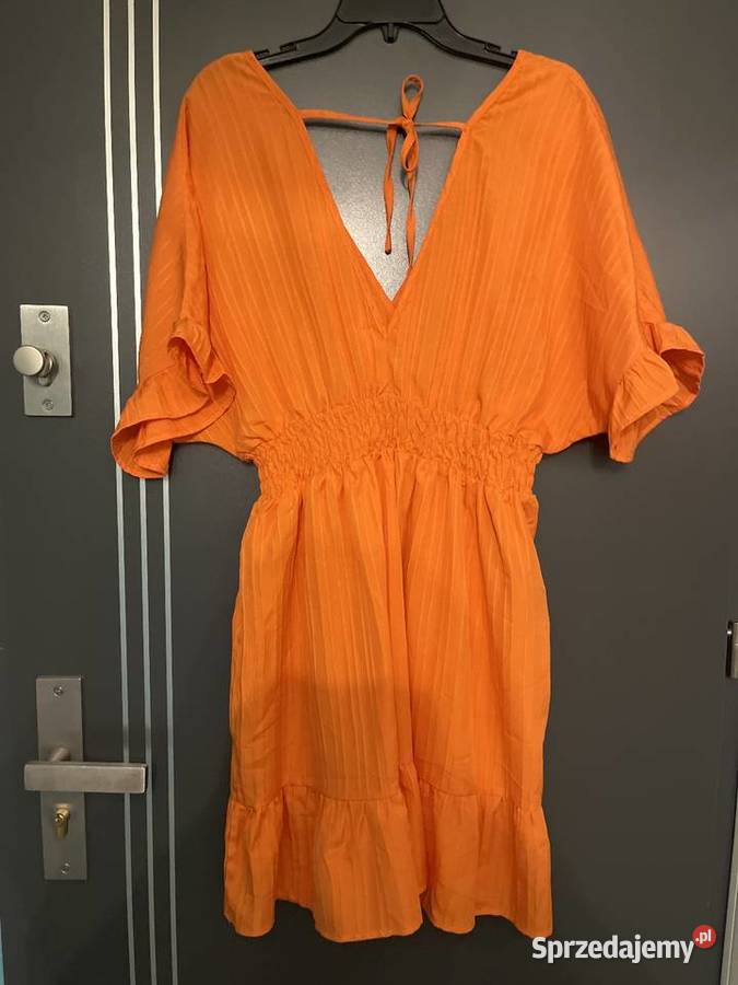 Shein sukienka modny fason pomarańczowa nowa Choszczno