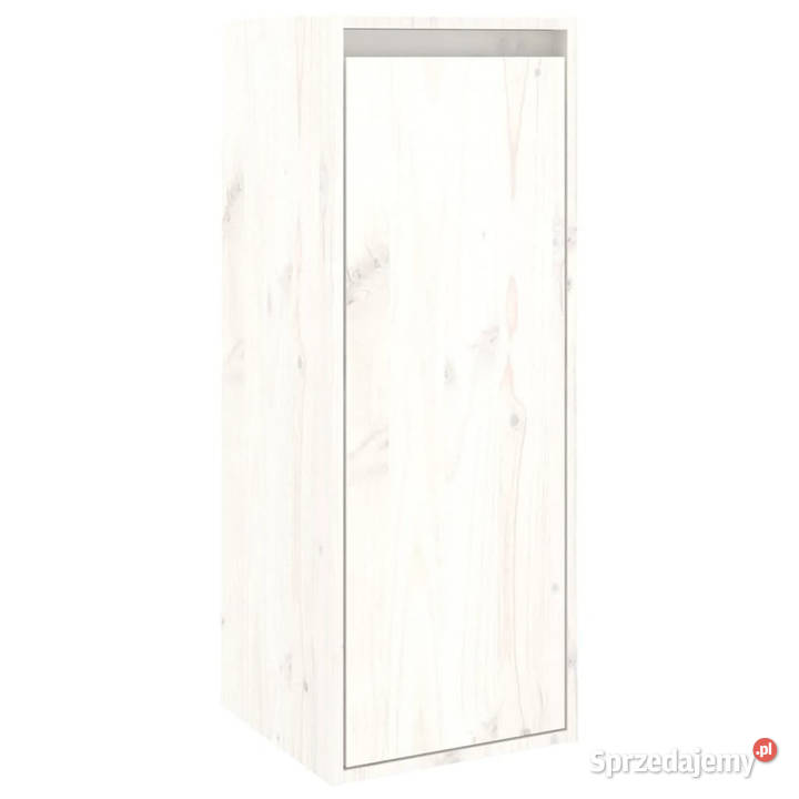 Szafki pod TV 5 białe lite drewno sosnowe