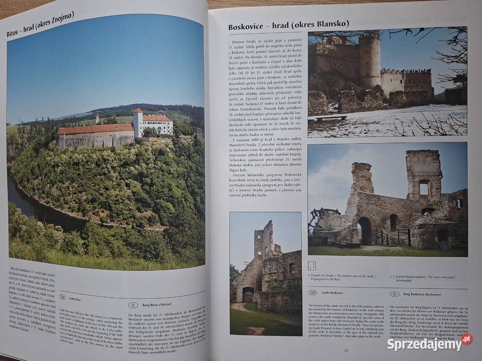 Hrady Castles Burgen Pamatky Ceske repuubliky Kultura i Rozrywka małopolskie Kraków