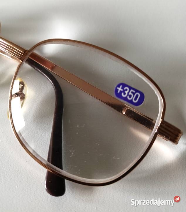 Okulary korekcyjne 350 Szkło z PRLUu vintage Łódź sprzedam