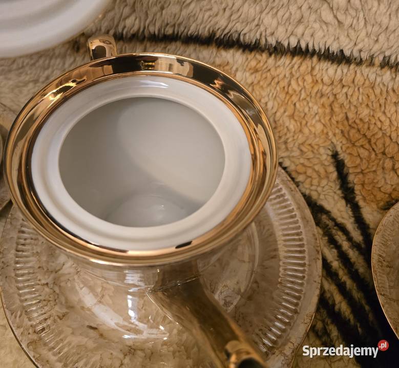 porcelanowy serwis zestaw kawowy Ćmielów komplet Sosnowiec