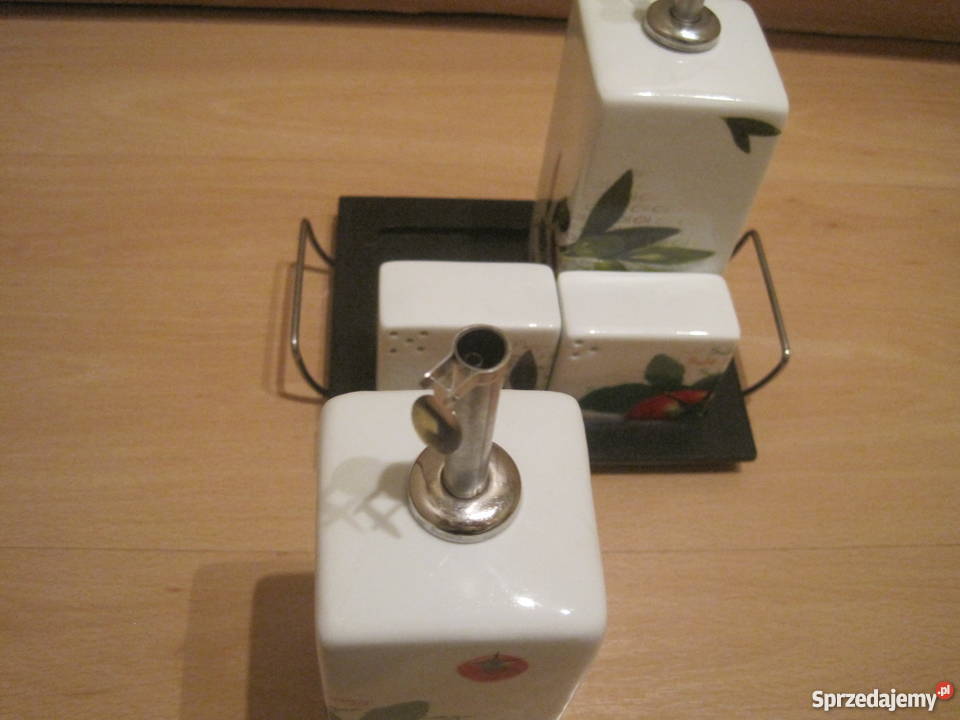 Elegancki zestaw do przypraw Oliwa Vinegar