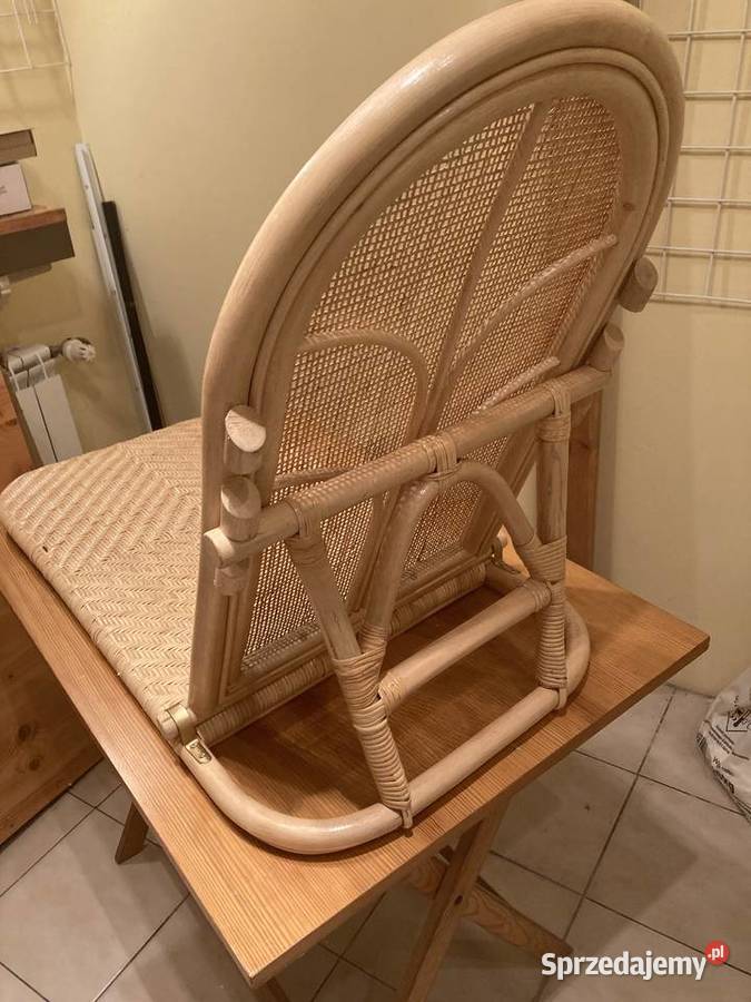 leżak rattan naturalny Poznań