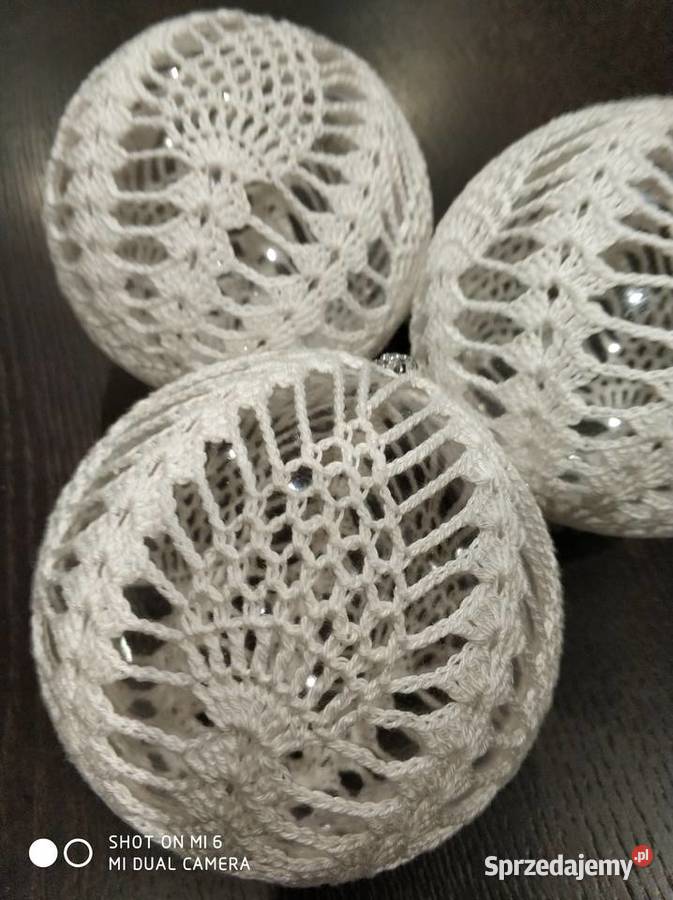 Bombki choinkowe popielate Straszęcin