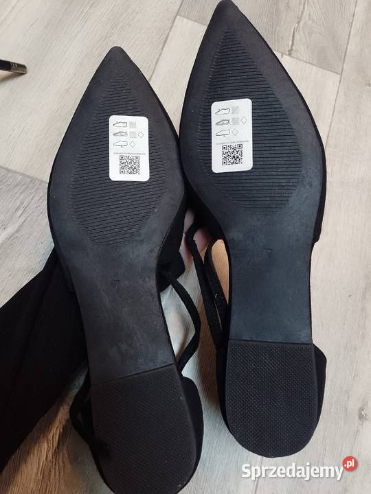 40 ASOS Design Czarne baleriny wieczorowe z sprzedam