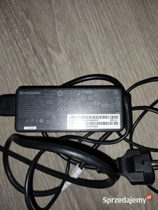 ZASILACZ LENOVO ORGINAŁ 65W 20V wielkopolskie Września