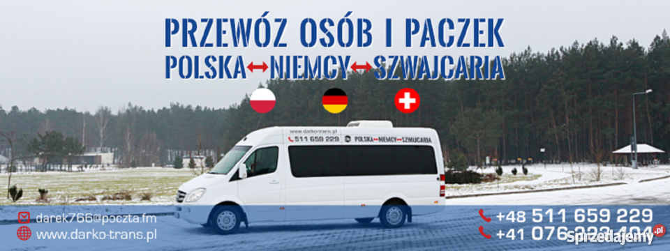 Przewóz osób i paczek Polska Niemcy Szwajcaria Zdziłowice