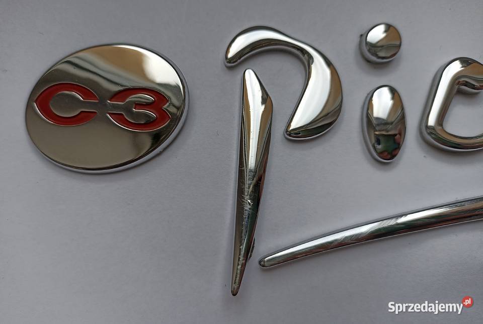 Napis emblemat Citroen C3 Picasso 0812r kujawsko-pomorskie Lipno