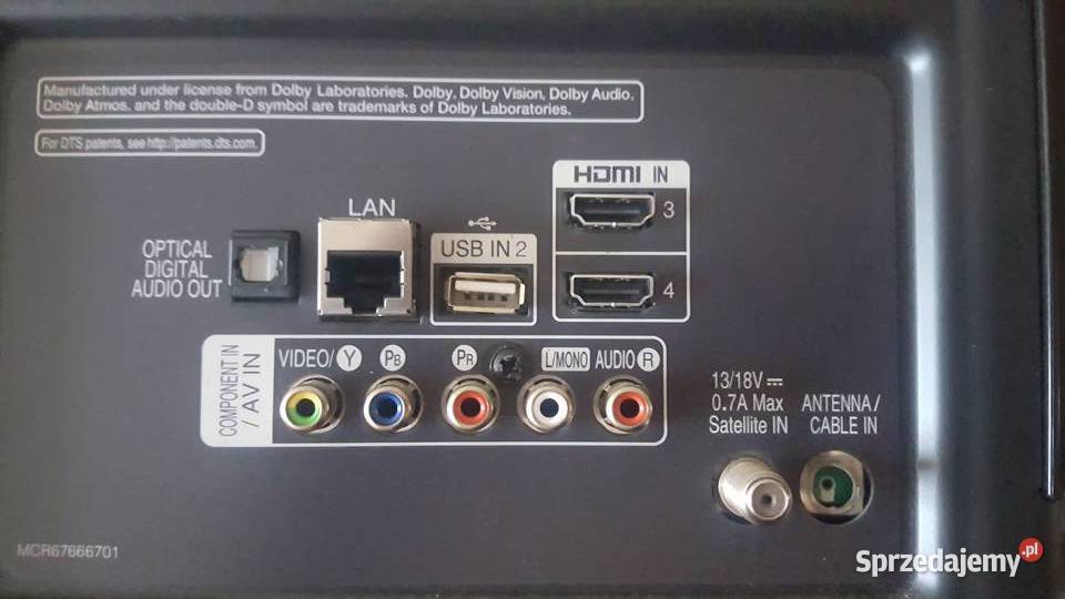 LG43UM7500PLA zbita matryca uhd4k 43cale