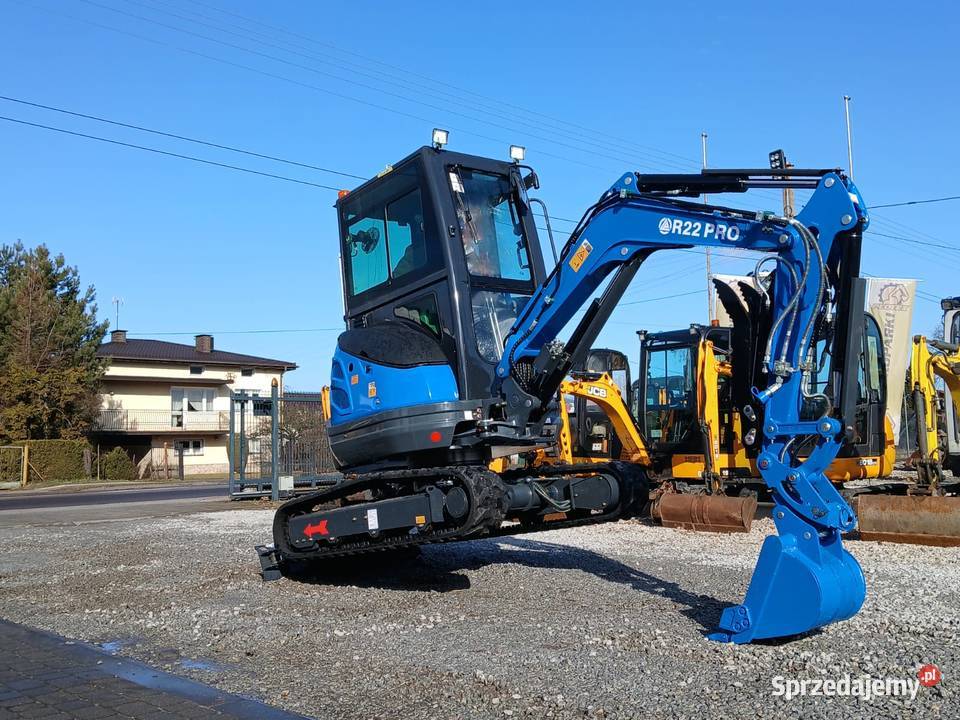 NOWA Minikoparka RIPPA R22 PRO 2200 mega Rok produkcji 2025 Złoczew