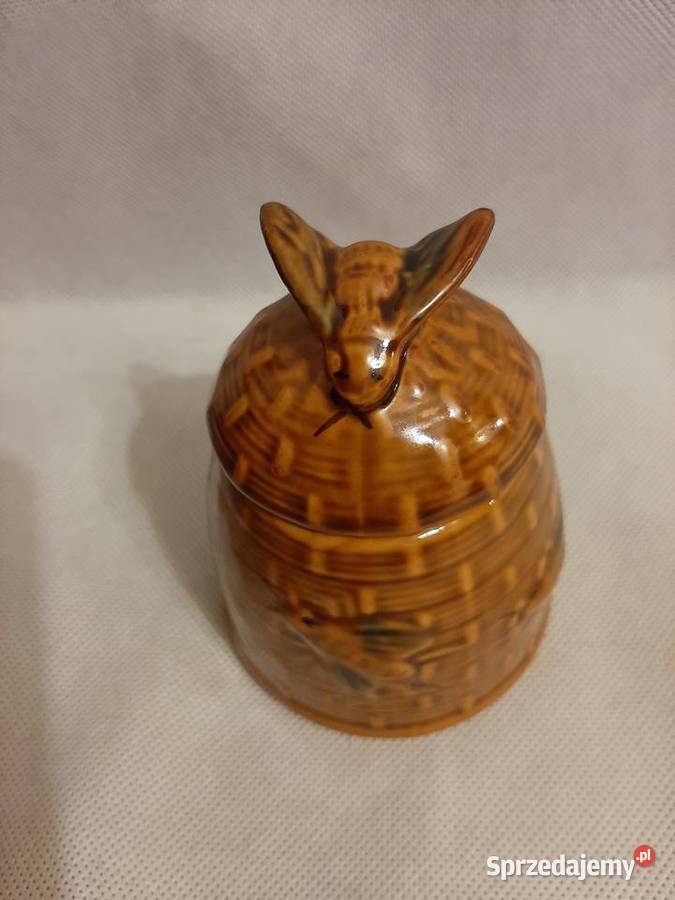 Śliczny pojemnik do miodu z pszczółką Inowrocław
