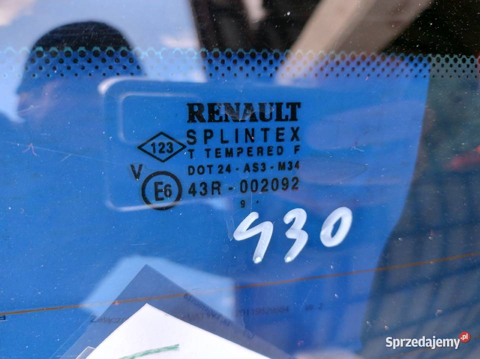 Szyba czołowa przednia i tylna Renault Clio II Zahajki-Kolonia sprzedam