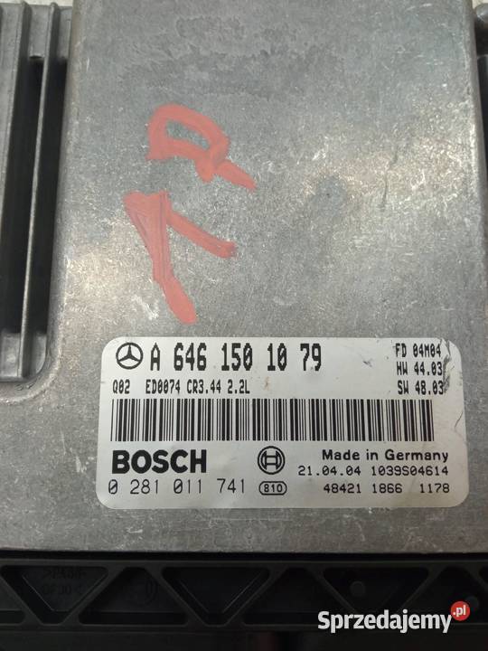 STEROWNIK SILNIKA A6461501079 0281011741 22 D sprzedam