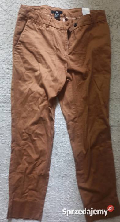 spodnie kw kolorze karmelowym HM Spodnie Częstochowa