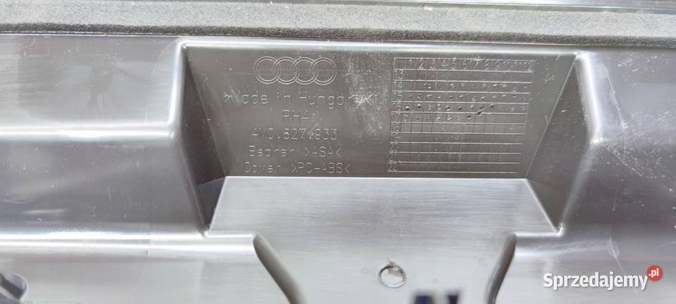 LOTKA SPOILER KLAPY TYŁ AUDI Q7 4M 4M0827933 Przystajń