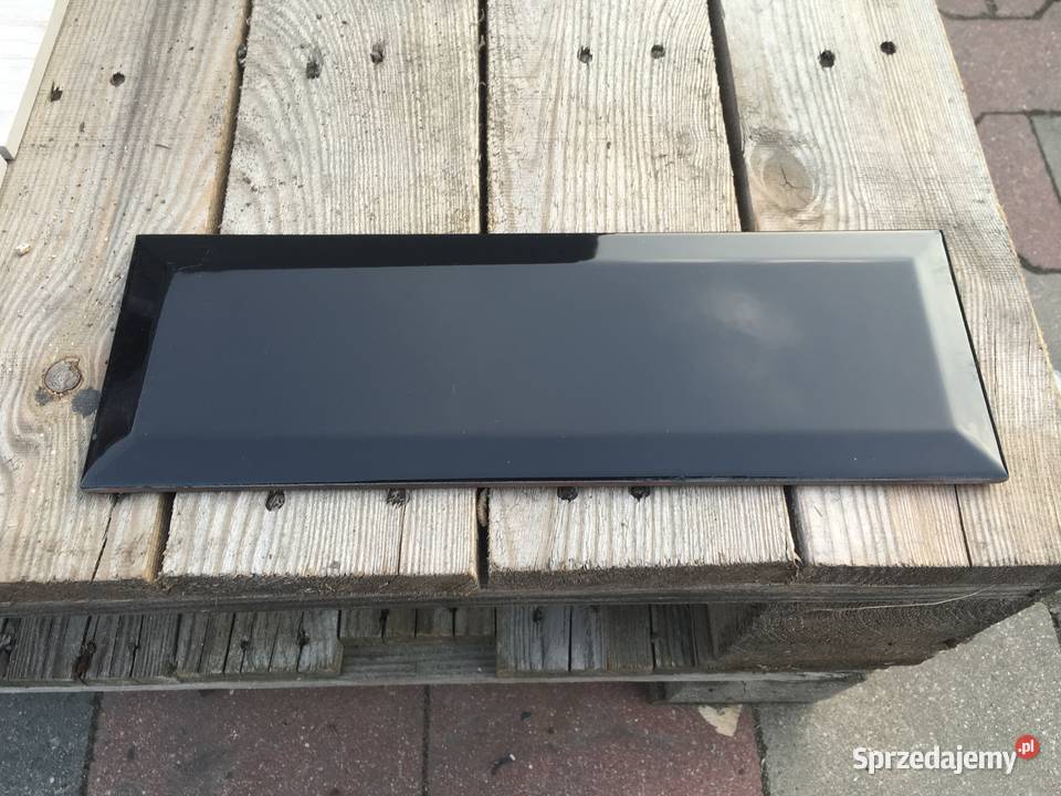 Glazura płytka ścienna bisel negro brillo 10x30 Reguły