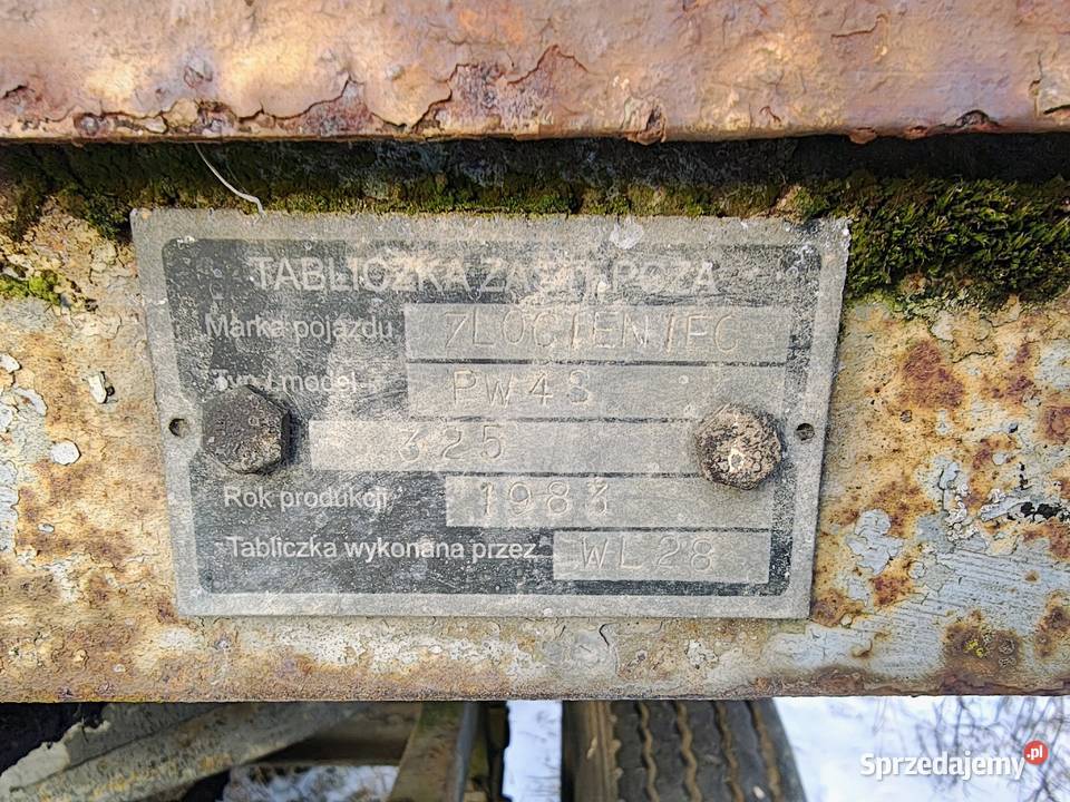 Przyczepa rolnicza z wywrotem Kruszyn