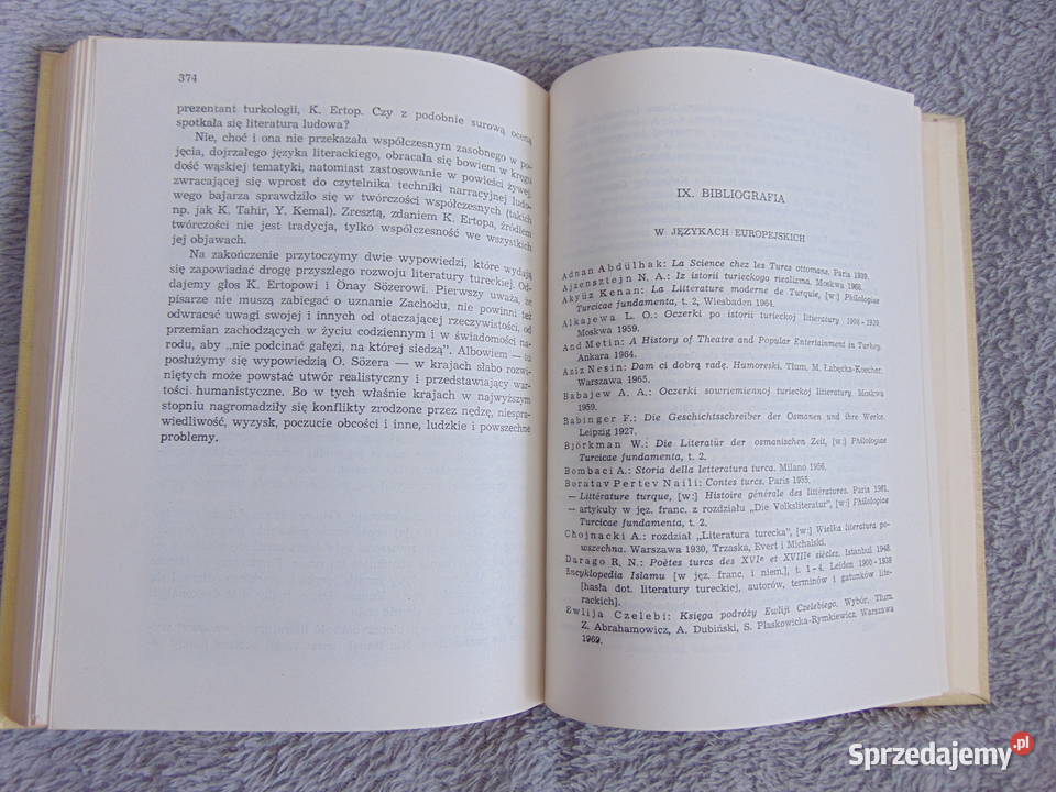 Historia Literatury Tureckiej Płaskowicka sprzedam