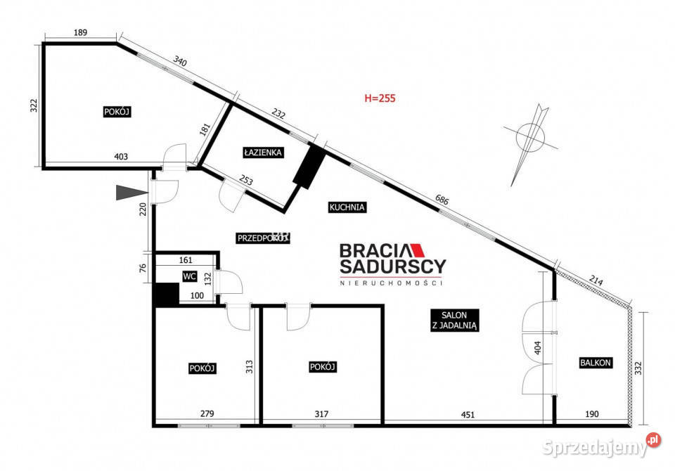 sprzedaży mieszkania Kraków Bohomolca 7946m2