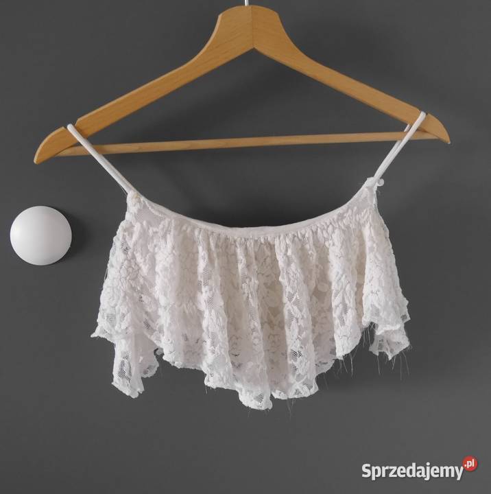 Tally Weijl koronkowa krótka bluzka 34 XS Rozmiar 34(XS) Bluzki i koszule Wrocław sprzedam