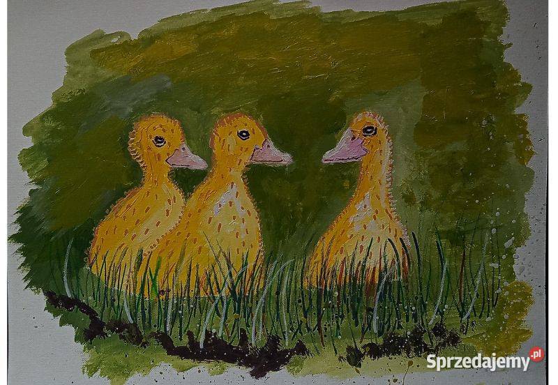 Wiosenne spotkanie akryle Będzin