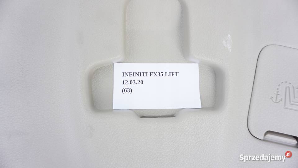 OSŁONA OŚWIETLENIE PODSUFITKI INFINITI FX35 FX45 Nowy Tomyśl sprzedam