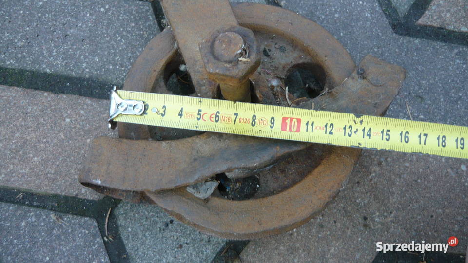 Zblocze hakowe bloczek krążek budowlany linowy Sokółka