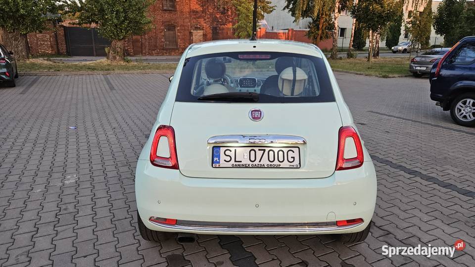 Fiat 500 Lounge MY2017 Miętowy panorama 92000km 500 Ruda Śląska sprzedam
