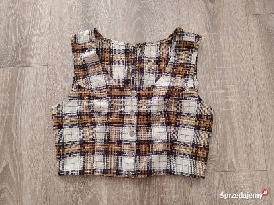 Spódnica damska z kamizelką KRATA Hajnówka sprzedam