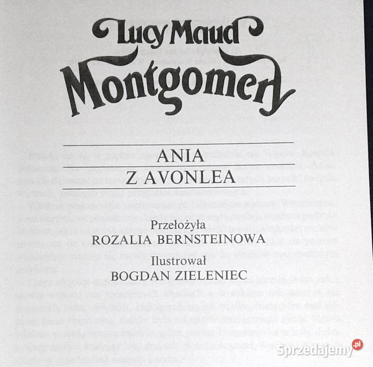 Ania z Avonlea Lucy Maud Montgomery Chełm